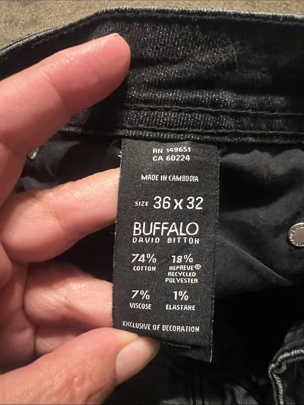 Buffalo David Bitton straight stretch Jackson jeans